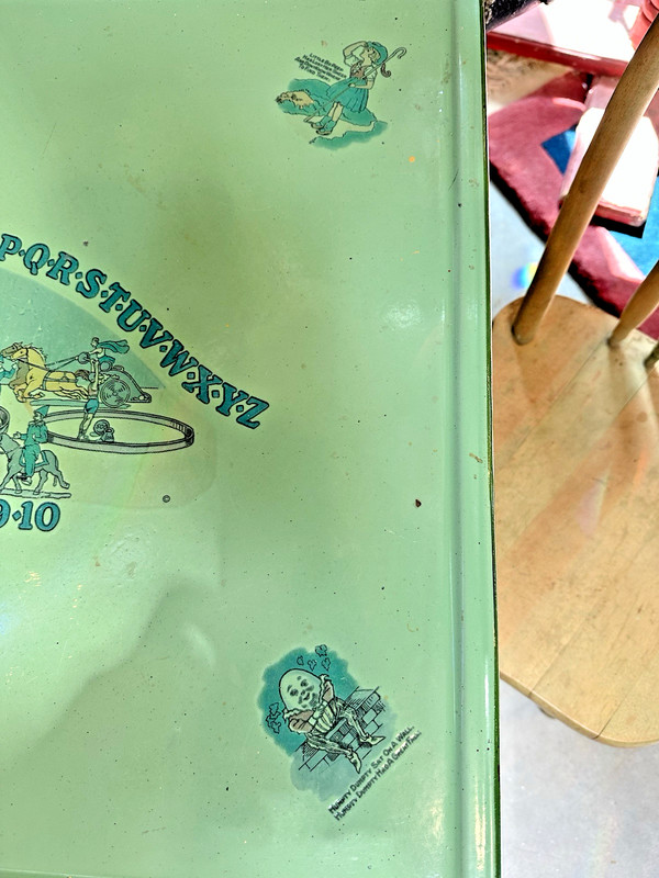 Vintage Child’s Enamel Metal Table gallery