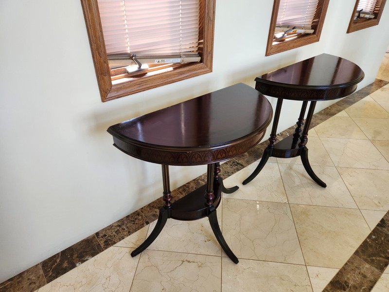 Half Round Tables (Bombay Co)