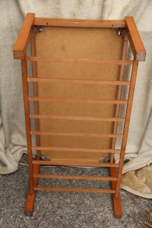 Vintage Mid Century Danish Solid Teak tiled Coffee Table. gallery