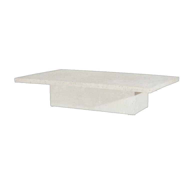 Mid Century Modern Cast Hardstone Indoor/Outdoor Cocktail Table w/Fossils 20thC gallery