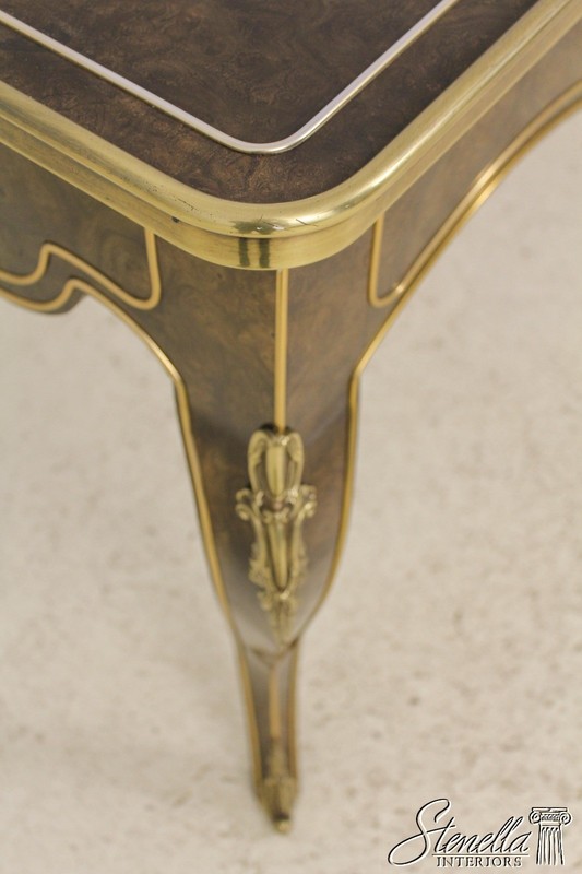 58263: MASTERCRAFT French Louis XV Walnut Sofa Table gallery
