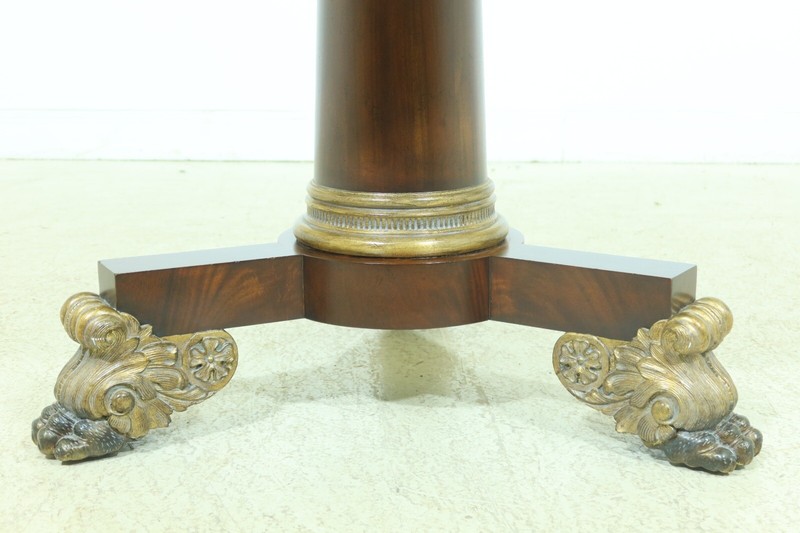 L53203EC: MAITLAND SMITH Round Marble Top Empire Style Center Table gallery
