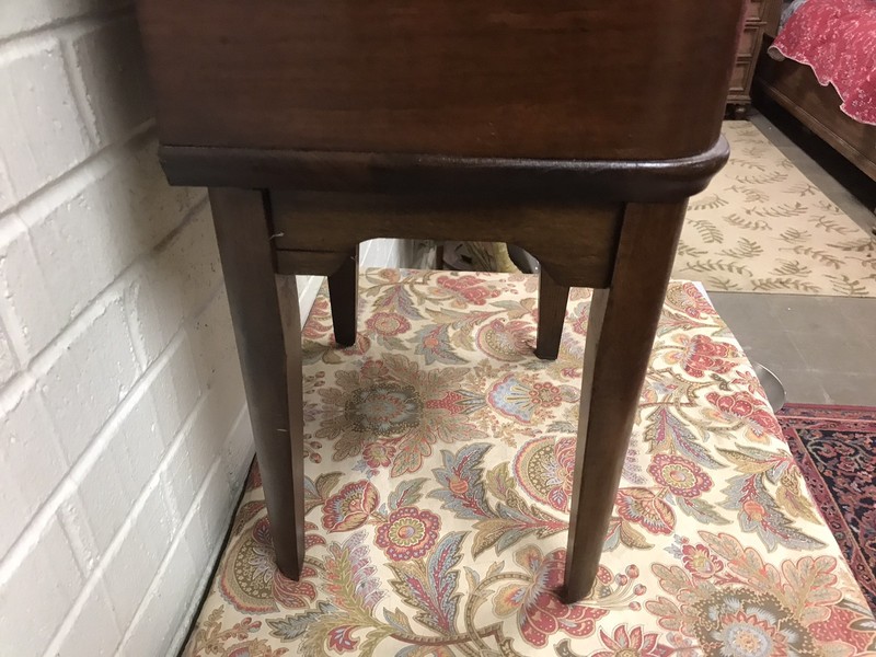 ANTIQUE VTG WOOD SMOKE STAND SIDE END TABLE 22 1/4” TALL X 15.5 X 11 1/4” gallery