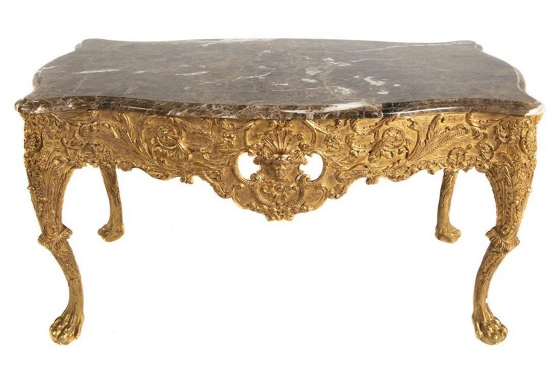 Louis XVI Style Giltwood Side Board, Most Likely Italian, Incredible Detail