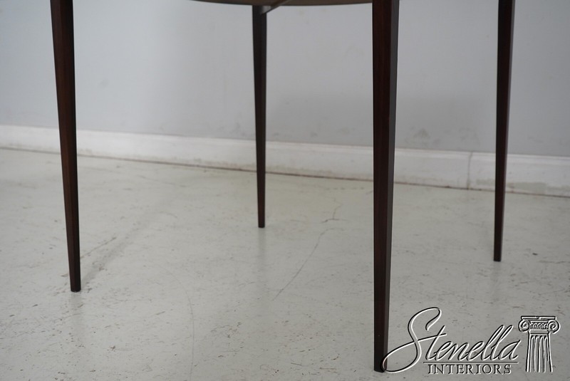 66747: EJ VICTOR Modern Design Walnut Inlaid Lamp Table gallery