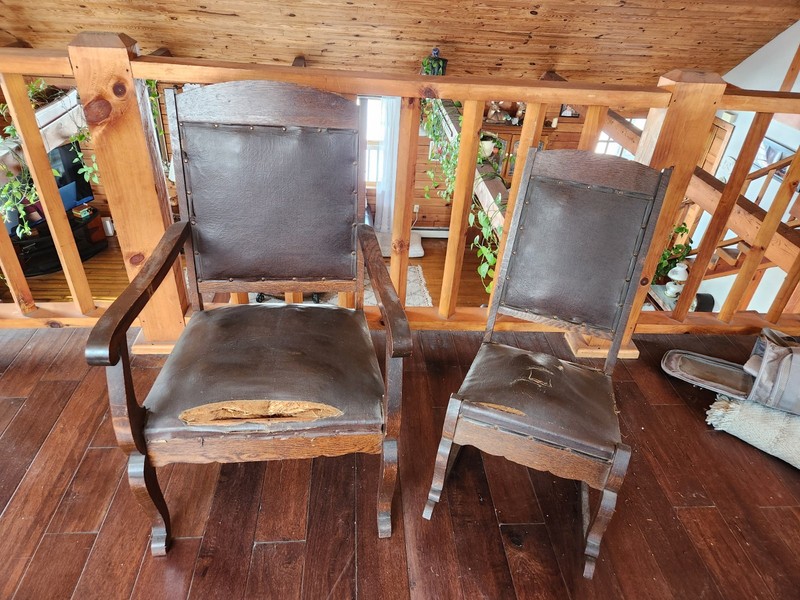 Mission Parlor Set Early 1900’s Quarter-Sawn Oak