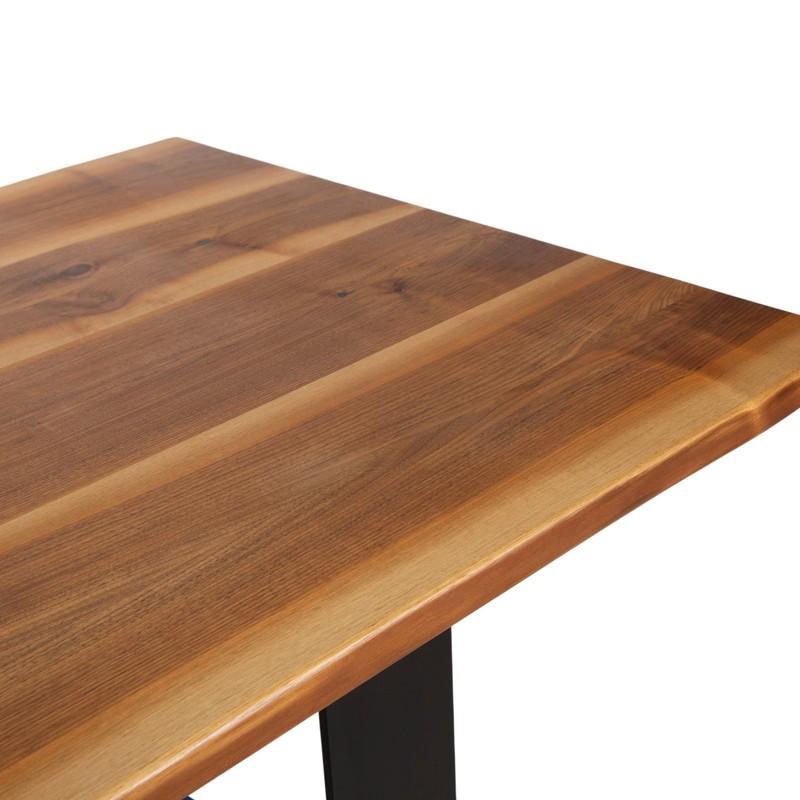 Rott Woodart Solid Wood Dining Table Brown Black 240 x 100 cm gallery