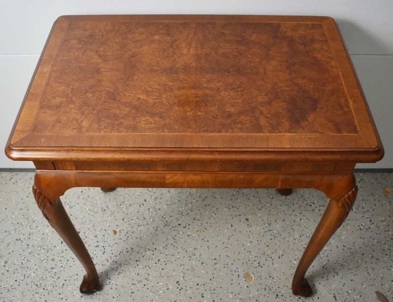 Baker Colonial Williamsburg Mahogany One Drawer Table Queen Anne Style "Rare" gallery