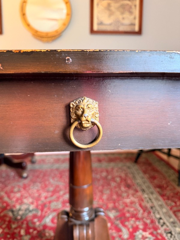 1940s Leather Top Table gallery