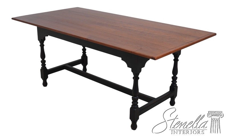 L65081: ELDRED WHEELER Cherry Top Dining Room Farm Table