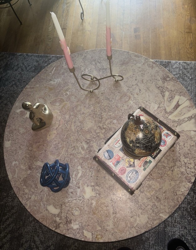 Pink Portuguese Marble Table Top gallery