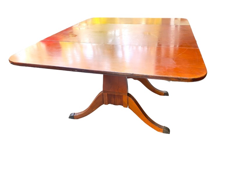 Extensole Extension Mid-Century Vintage Mahogany Leaf Table gallery