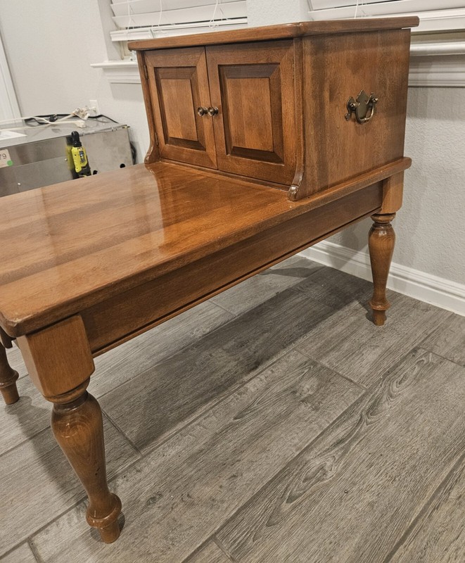 Mid Century Ethan Allen Maple Step 2-Tier End Table gallery