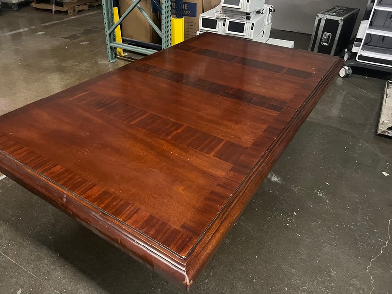 Vintage Mid-Century Modern Extendable Long Mahogany Dining Room Table ~ Amazing! gallery