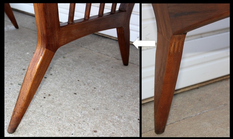 Danish MCM Mid-Century Modern Garrison Expanding DropLeaf Table +2 LS Acme Slide gallery