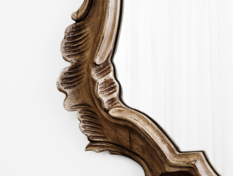 Pair of Italian Rococo Style Carved Wall Mirrors gallery