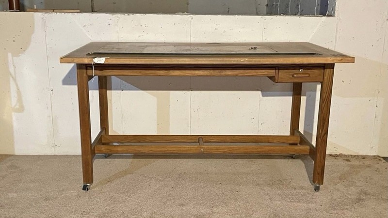 Hamilton Vintage 2 Drawer Drafting Table 72” x 38” x 36”