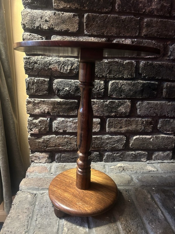 Vintage Rosewood Shibayama Style Hardwood Side Table gallery