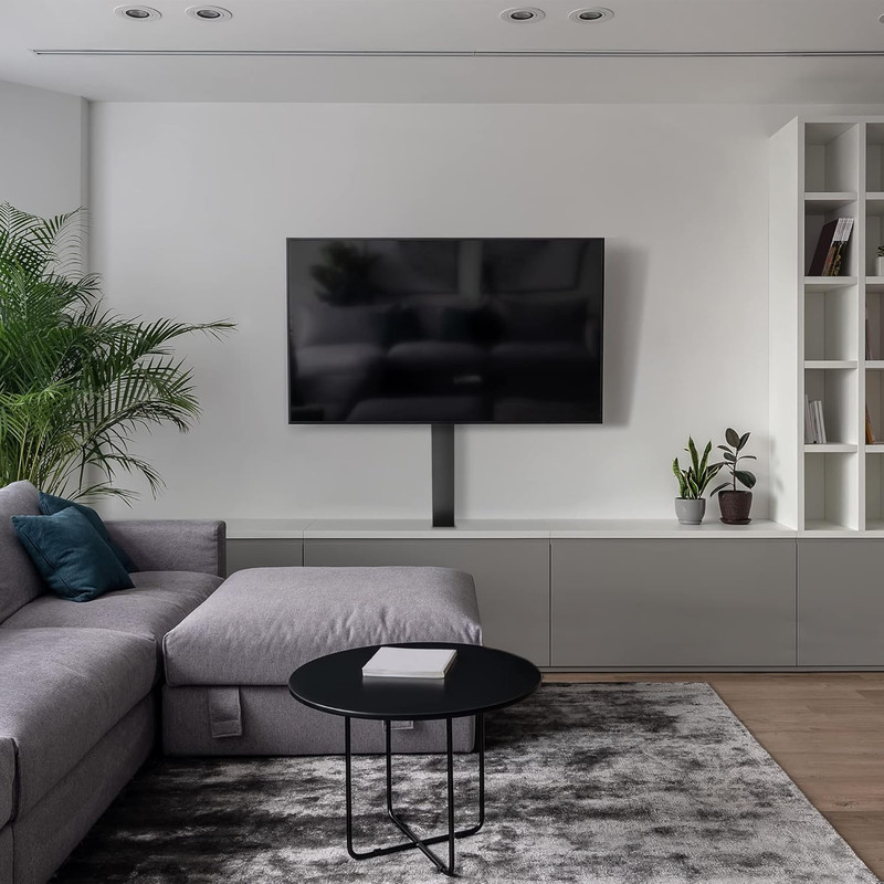 Motorized TV Stand for 37 to 77 Inch Screens, Vertical Lift Television Stand wit gallery