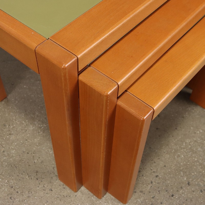 Vintage 1980s Coffee Table Painted Beech Italy gallery