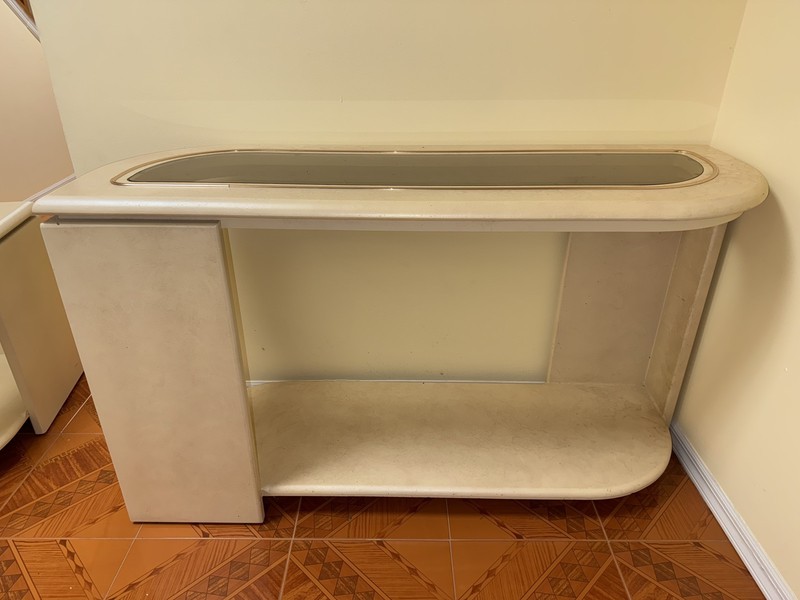 1980 Cream Lacquer Table Set (4 Items) gallery
