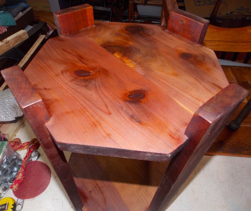 Mid Century Cedar Mission Plant Stand (PS91) gallery