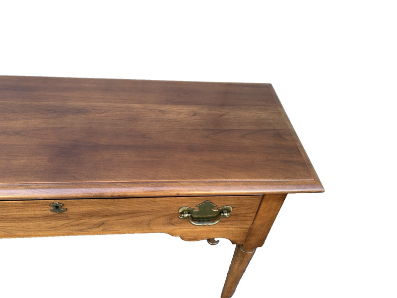 67081 STATTON Solid Cherry Console Sofa Table Stand with Drawer gallery