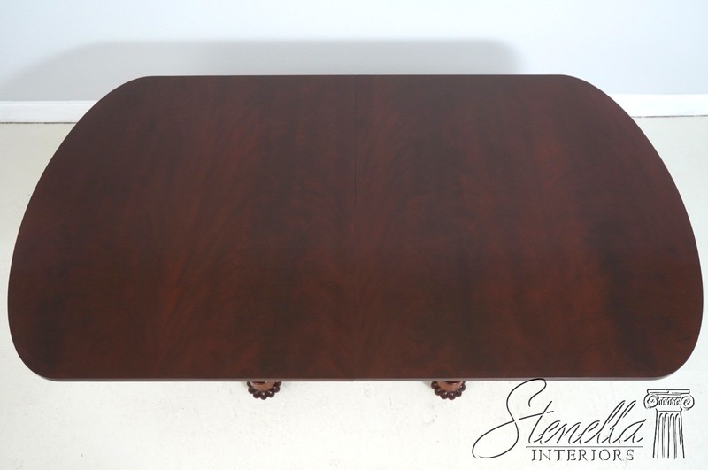 L70254: JOHN WIDDICOMB Neoclassical Mahogany Dining Room Table gallery