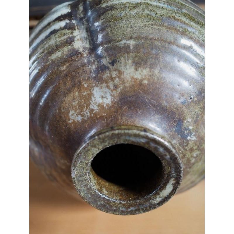 Japanese Mid-Showa Vase Koro-ten Exhibition Used H14924