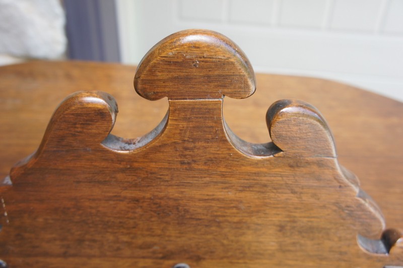 Vintage Arts & Crafts Hand-Crafted Style Wood Telephone Accent Parlor Table gallery