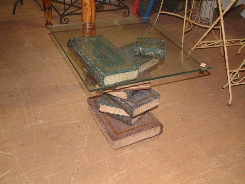 Table Vintage "Book" End Lamp or Couch Table, 20 X 20 Wide X 17 Height gallery