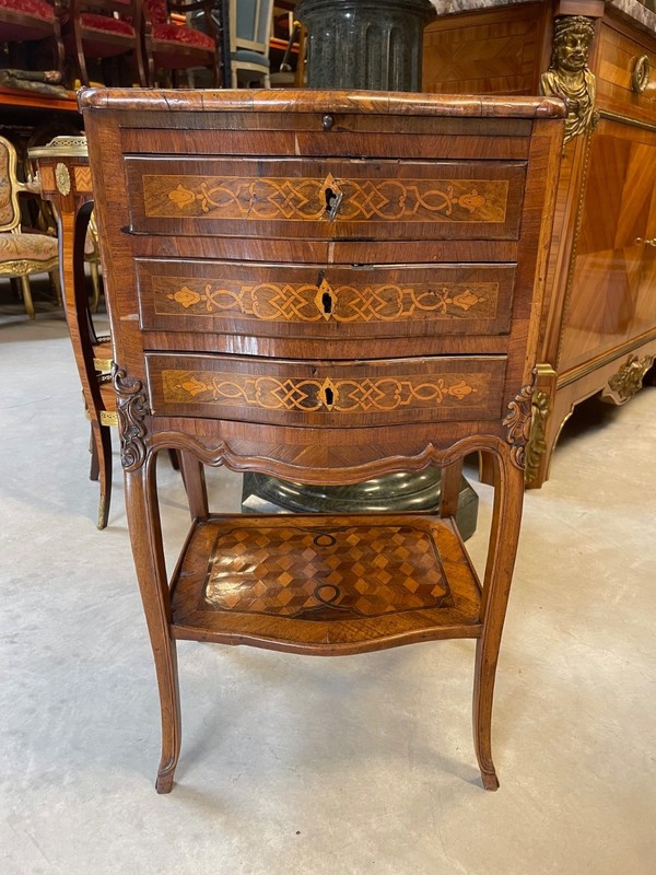 Regency period writing cloth table gallery