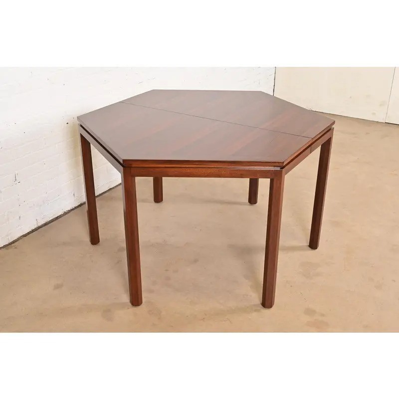 Edward Wormley for Dunbar Mid-Century Modern Dining Table, Newly Refinished gallery