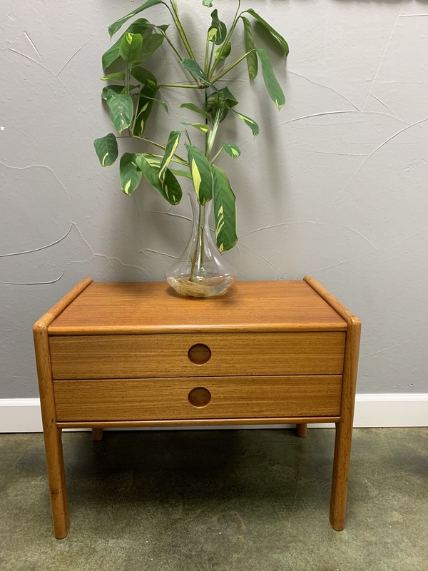 Vildbjerg mobelfabrik Kai Kristiansen Teak Side Mcm Table Denmark Scandinavian