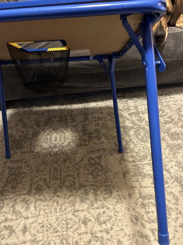 Vintage Leg-O Metal Folding Table With Center Net By Toys Or Us gallery