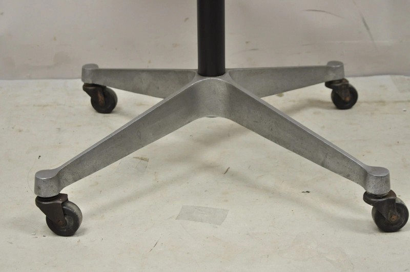 Vintage Herman Miller Eames Mid Century Modern Rolling Contract Base Side Table gallery