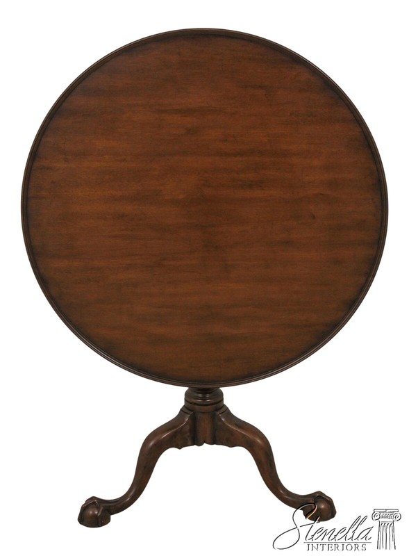 L59470EC: KITTINGER HN-6 Historic Charleston Mahogany Tilt Top Table