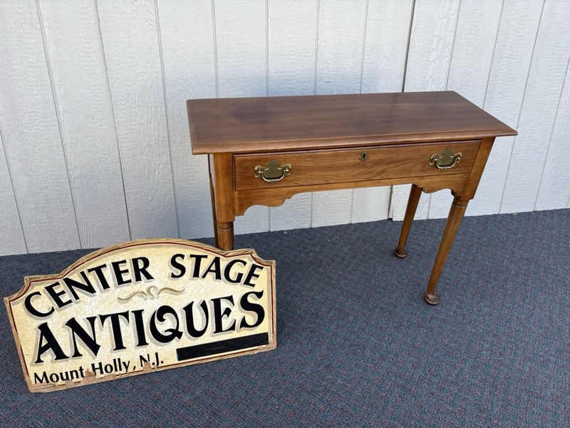 67081 STATTON Solid Cherry Console Sofa Table Stand with Drawer
