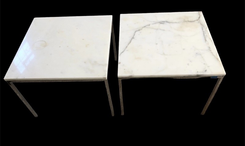 VTG 1950s NY Knoll Marble Table EAMES Herman Miller MCM Shell Lounge Saarinen gallery