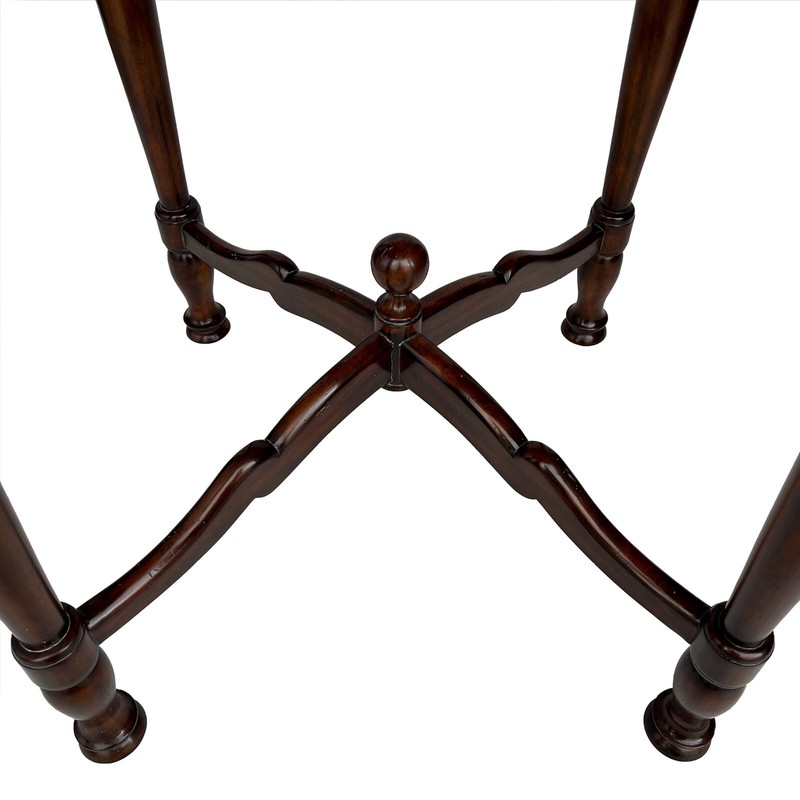 Maitland Smith Pub Game Room Mahogany Table with Hammered Copper Top Under Glass gallery