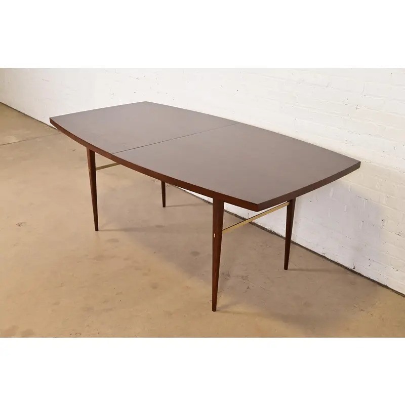 Paul McCobb Mid-Century Modern Extension Dining Table, Newly Refinished gallery