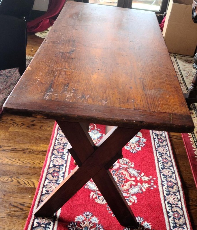 Beautiful Antique Early American Table - VGC - GREAT SIZE - Early 19th Century gallery