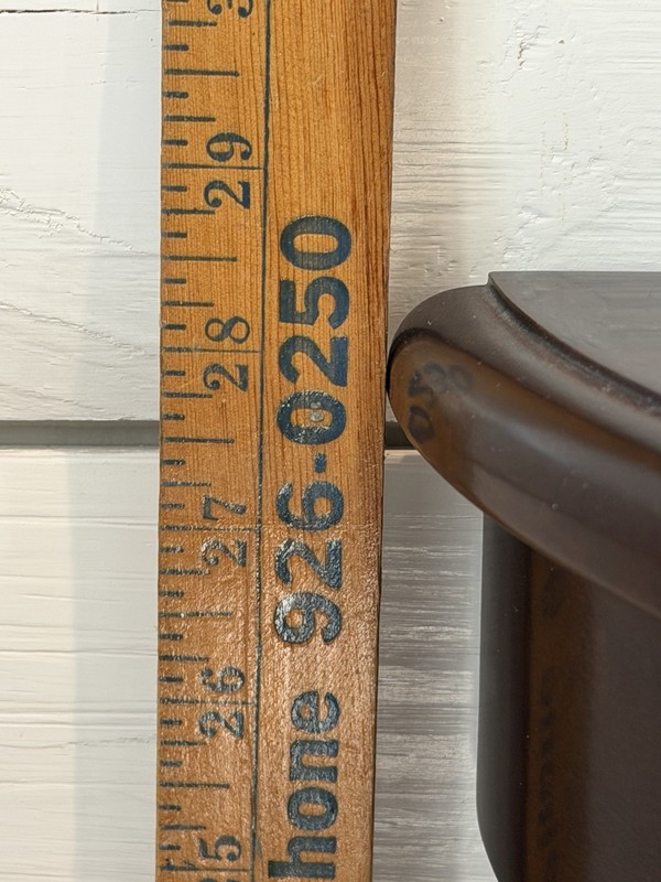 Vintage Bombay Company Mahogany Half Moon Demilune Entry Console Table READ gallery
