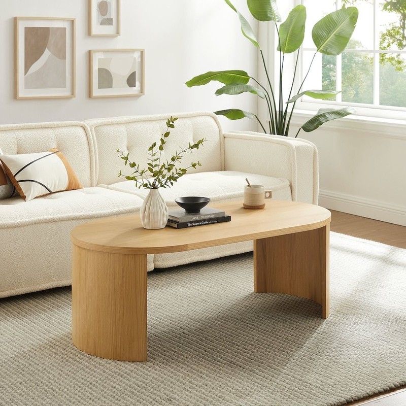 Aspect Oval Wood Coffee Table gallery