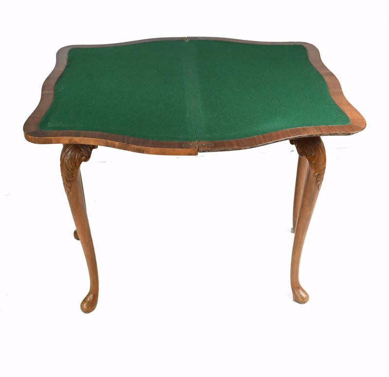 Antique Games Table by Epstein and Co - Walnut Card Tables gallery
