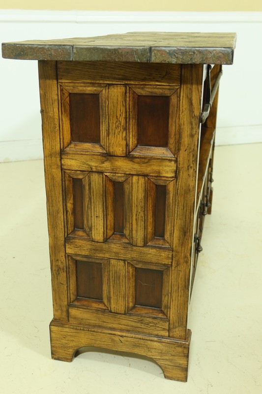 52022EC: Continental Style Stone Top Console Cabinet Vanity gallery