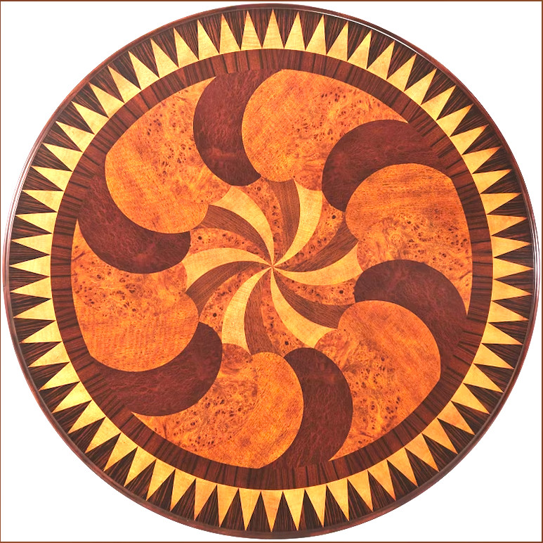 Theodore Alexander Center Table Swirling Teardrops gallery