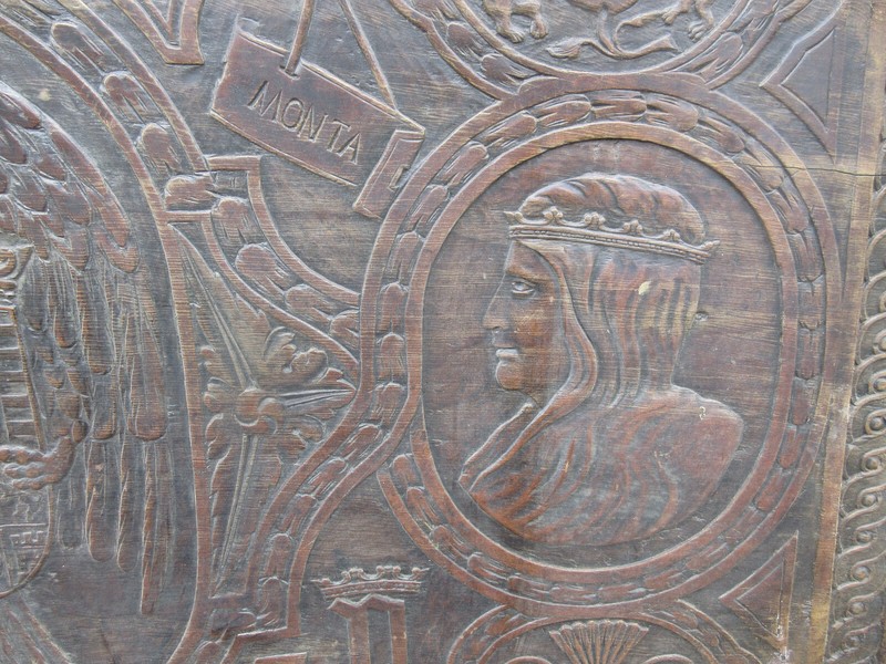 Spanish Tanto Monta Ferdinand II and Isabella I Catholic Monarchs Arms Table top gallery