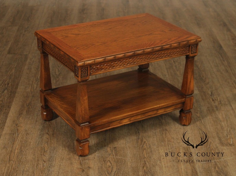 Romweber Viking Oak Two-Tier End Table gallery