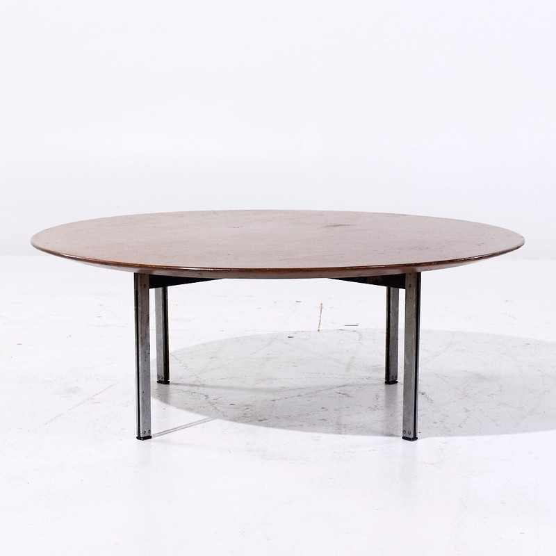 Florence Knoll for Knoll Mid Century Parallel Bar Coffee Table gallery